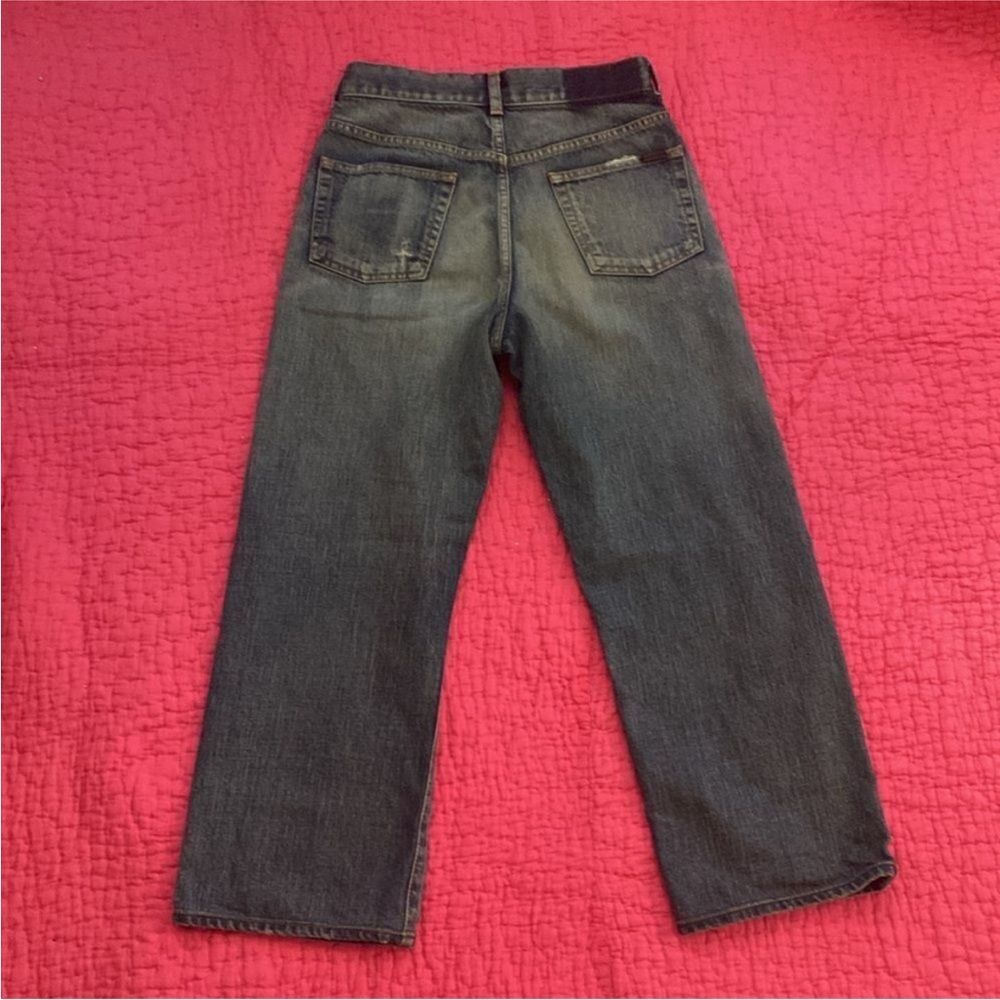 Saint Laurent cropped straight leg high waist jeans, size 25 - Picture 8 of 14